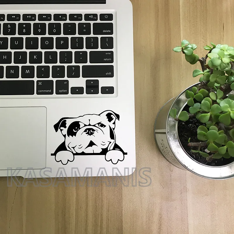 English Bulldog Decal Sticker For Car Window Wall Decoration , Pet Dog Bulldog Vinyl Sticker Laptop Notebook Car Decals Decor