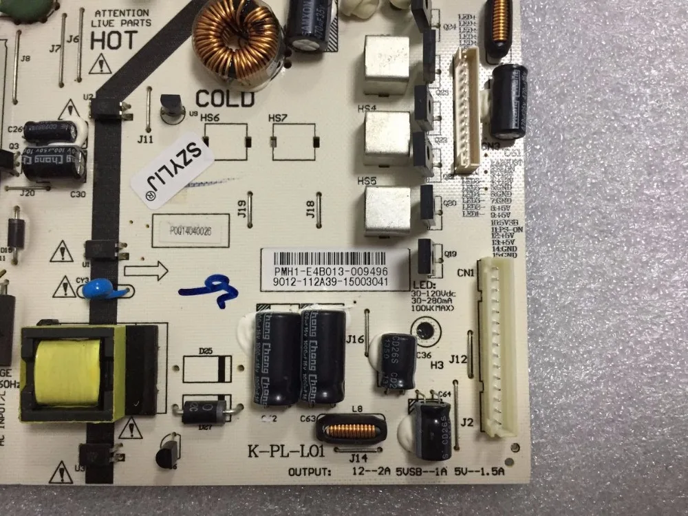 Placa do poder para SZYLIJ, L50F3700A, LE50D8900, K-PL-L01, 4702-2PLL01-A3131D01, frete grátis, 1Pc Lot