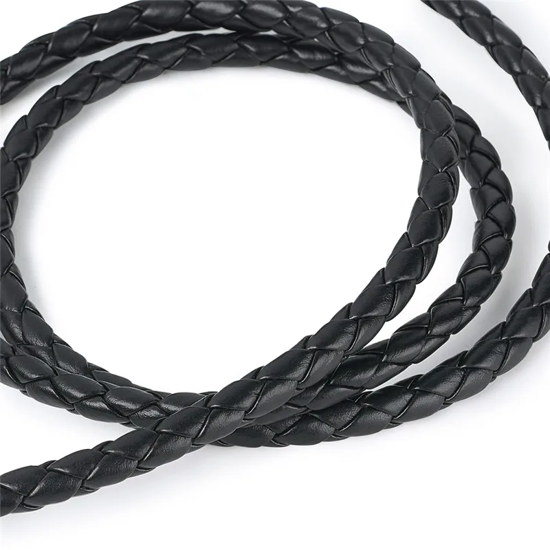 5MM Braided Imitation Leather Cord Rope String Beading Supplies for Jewelry Making DIY Bracelet Necklace 5~6mm 10yards