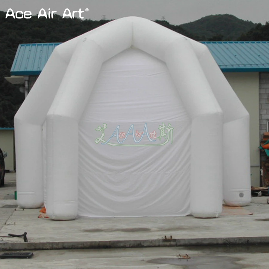 Newly Inflatable Tower Dome Tent 6 Legs Spider Tent Full Cover Curtains Door Event Station for Korea