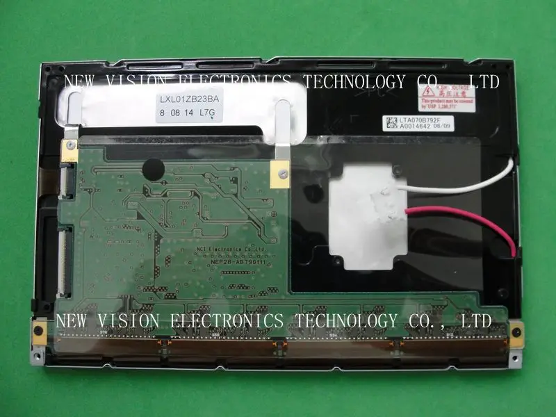 

LTA070B792F LTA070B790F EDTCB23QAF EDTCB23QEF LXL01ZB23BA Brand New Original 7 inch 800*480 LCD Display Screen for Toshiba