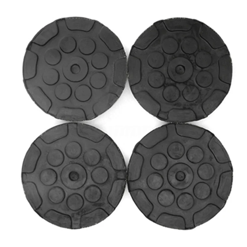 FYUU 4pcs/lot Rubber Jacking Pad Anti-slip Protector Floor for Heavy Duty Round Lift Pads for Car Repair