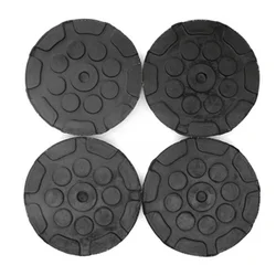 FYUU-Anti-Slip Rubber Jacking Pad, Almofadas de elevação redondas para reparo do carro, Protector Floor, Heavy Duty, 4Pcs por lote