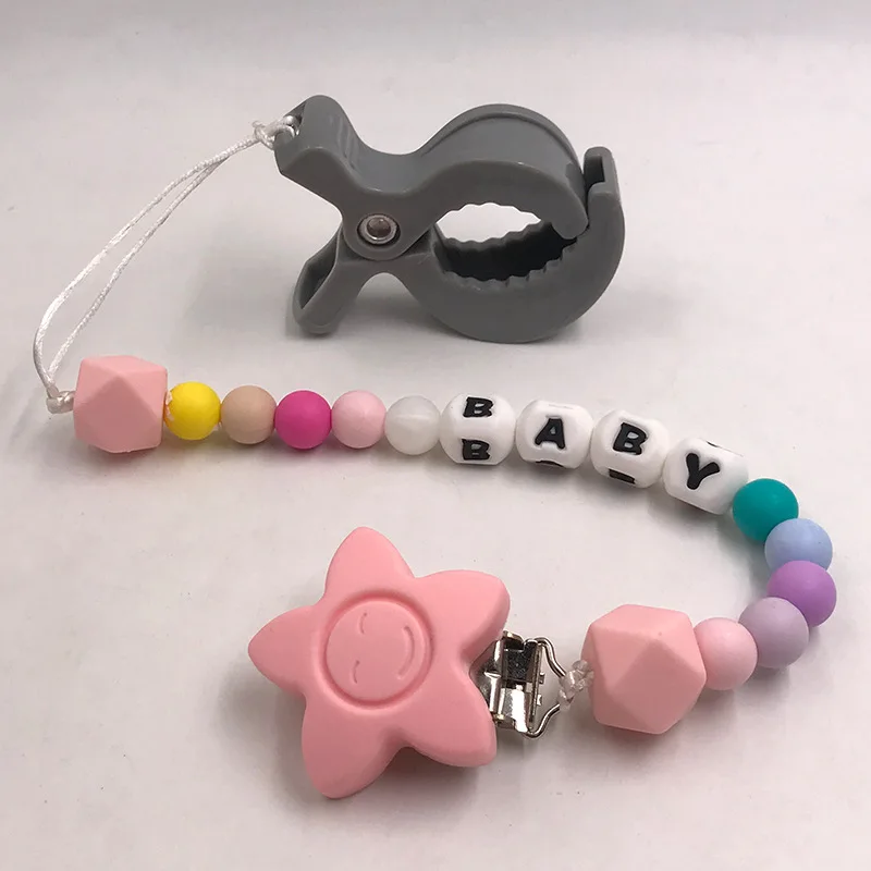 Sonagli per giocattoli per bambini Accessori Passeggino per carrozzina color caramello 1 pezzo per agganciare e giocattoli Clip per coperta Clip universale in plastica