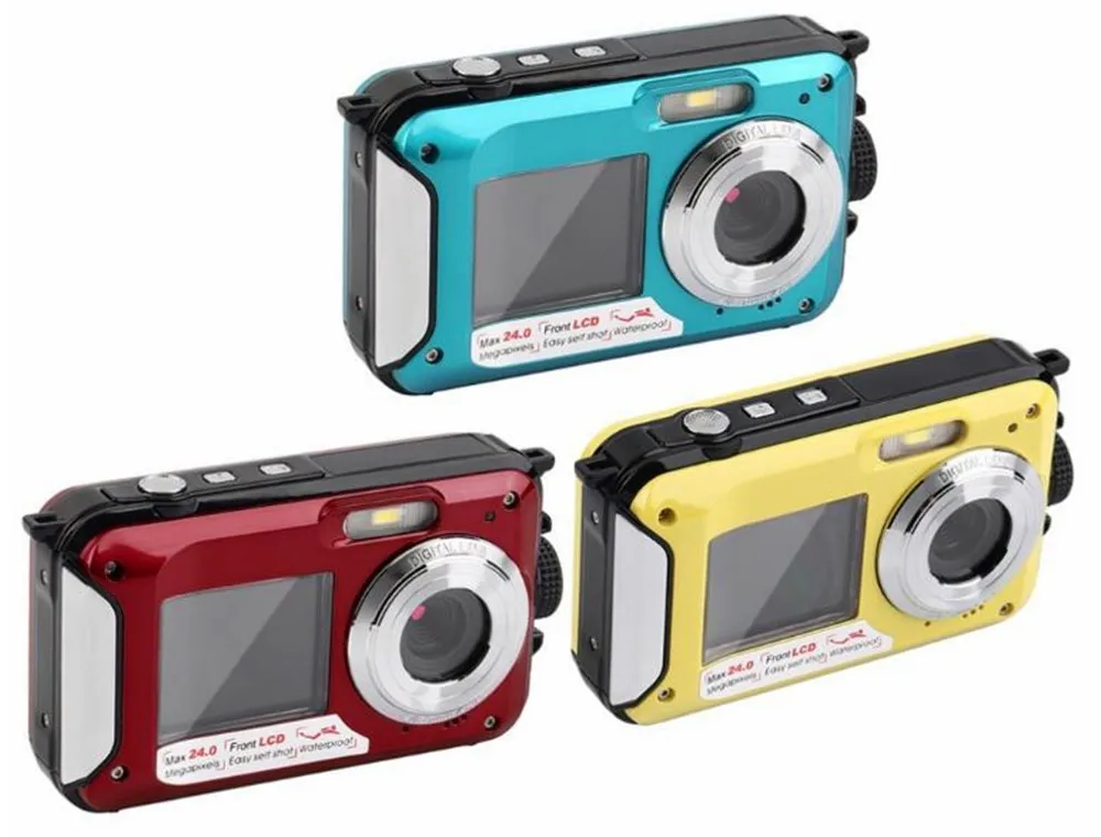 

2.7 Inch Waterproof Digital Camera 5M 16X Zoom Underwater Shockproof HD cam