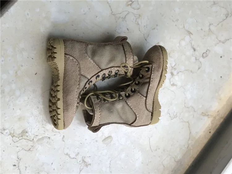 Accesorios para figuras a escala 1/6, zapatos militares, botas de combate para muñeca de figura de acción de 12 ". No incluye cabeza, cuerpo ni otros accesorios