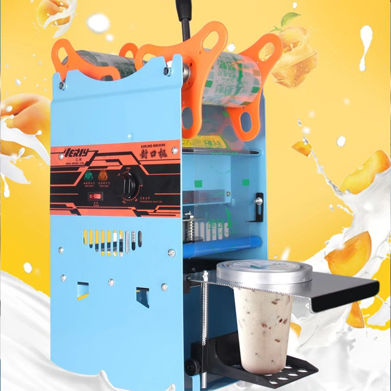 WY-802F Bubble tea machine Manual Cup sealing machine for 9.5cm cup 220V/50hz Cup sealer for Coffee/Bubble tea Sealing machine