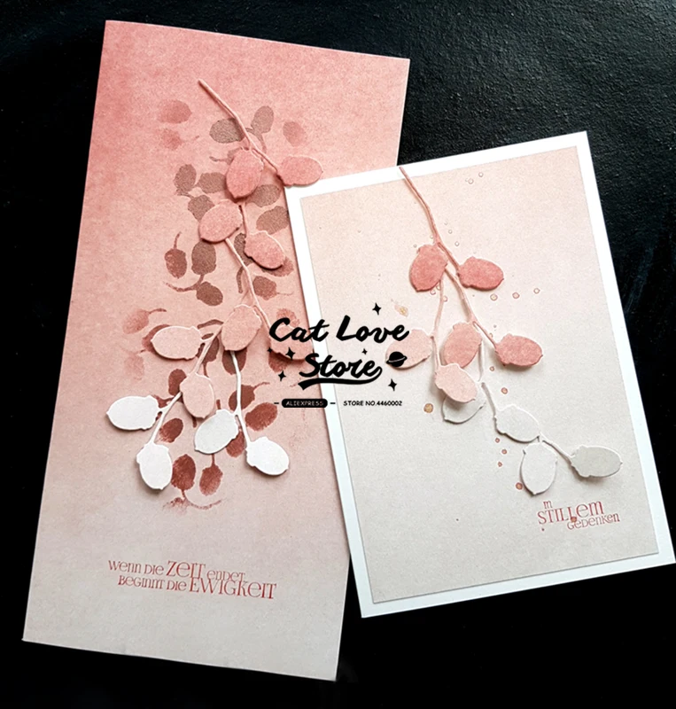 قوالب القطع المعدنية لنباتات التوت ، الإستنسل لعمل بطاقات سكرابوكينغ الورقية ، قوالب الحرف الزخرفية ، قطع النقش ، جديد 2019