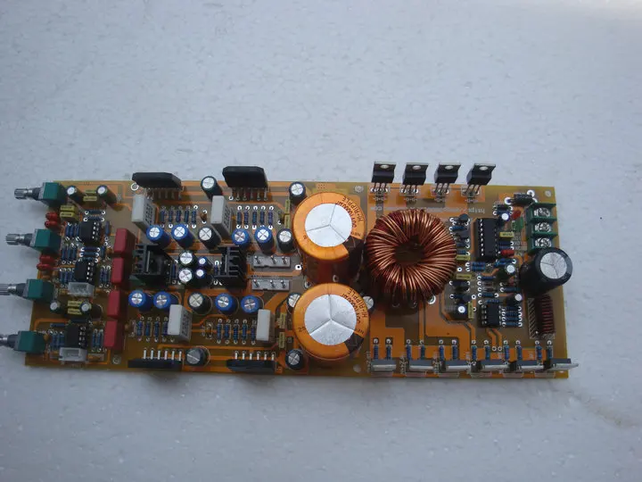 DC 12V with boost LM3886 4*70W Four channels amplifier board Preamplifier Pre-stage Rear overall