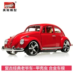 Vintage classic cars vw beetle alloy car model alloy car toy exquisite gift