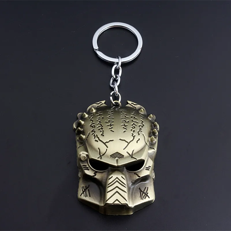 Movie The Predator Metal Keychains High Quality AVP Alien Predator Keyring For Keys Men Car Women Bag Accessories