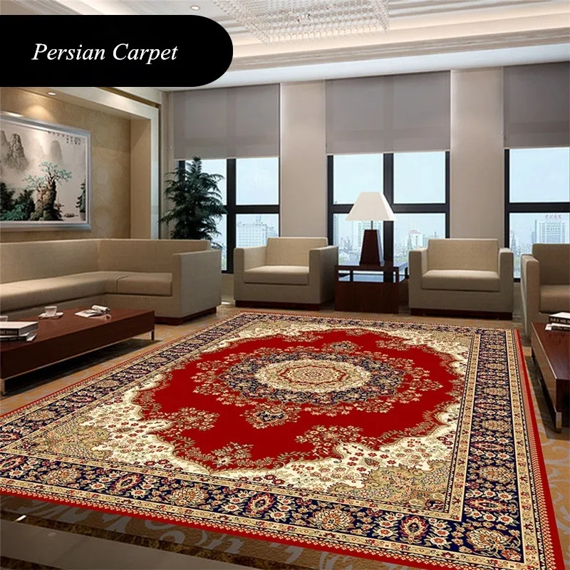 

Persian Carpet Livingroom Classic Bedroom Rug Home Decor Sofa Coffee Table Floor Mat Study Room Carpets Soft Area Rugs