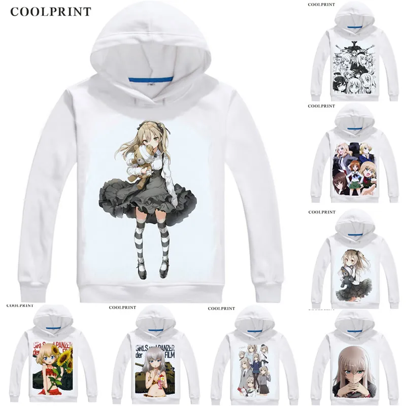 

Anime Girls und Panzer Hoodies Hooded Hoodie Manga Garuzu ando Pantsa Katyusha Alice Shimada sensha-do Cosplay Sweatshirts