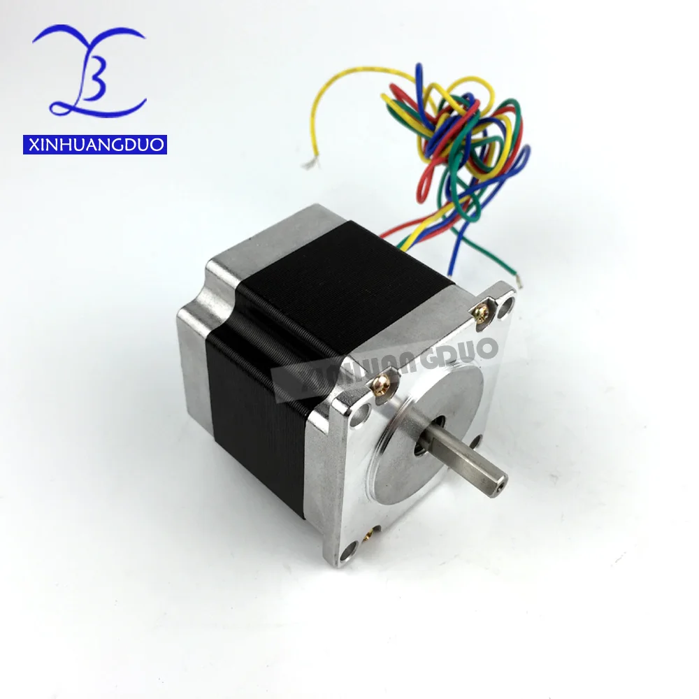 Nema 23 motor de passo do motor de passo único eixo motor passo 12.6kgcm 1.8degre 4 leva 56mm 3d impressora robô espuma plástico metal