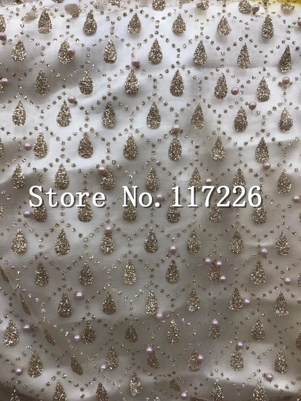 

fashion glued glitter sequin embroidery tulle mesh lace with beads for stage show/evening dress/party