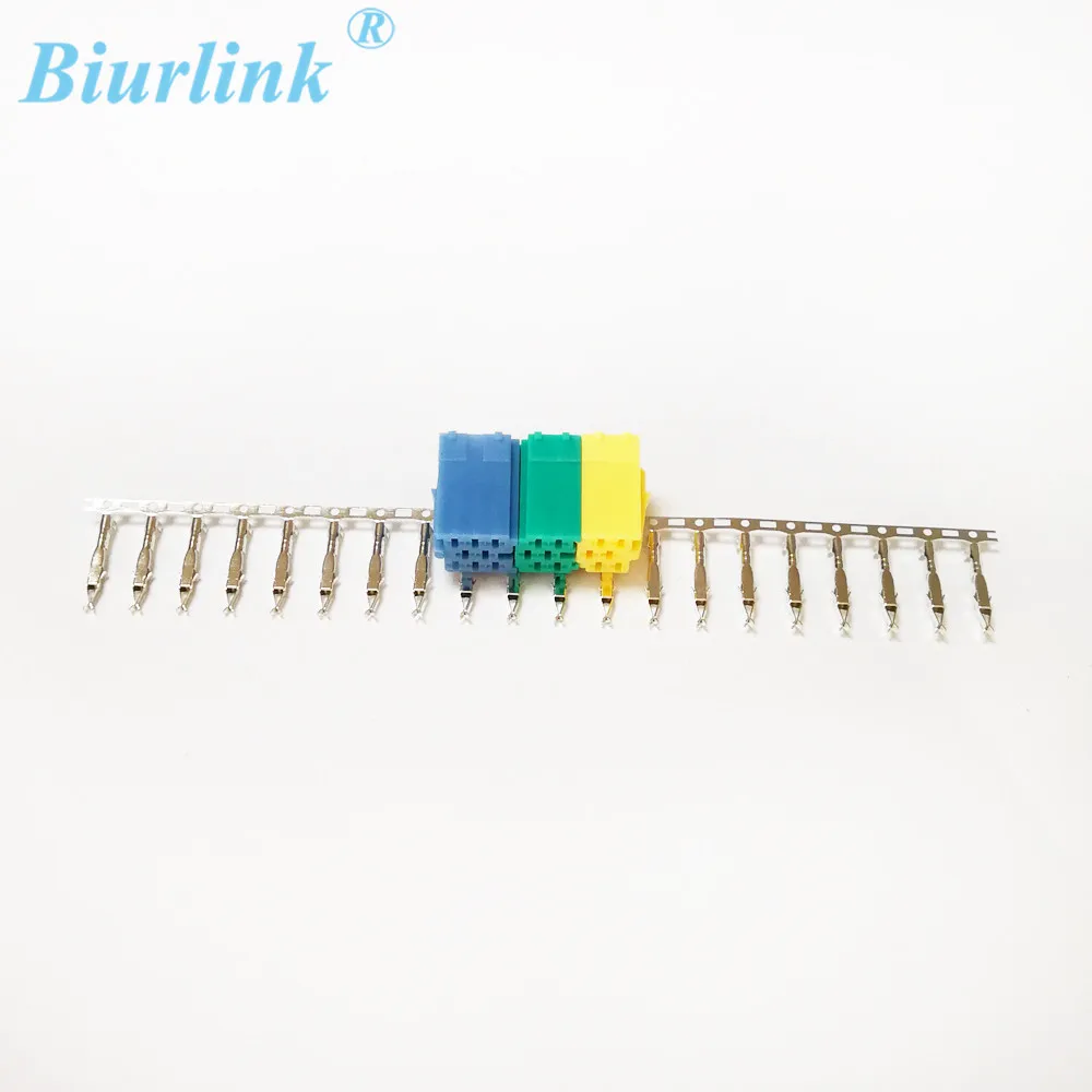 Biurlink-arnés estéreo para cambio de CD de coche, conectores de Cable AUX para Volkswagen, Becker, Audi, Seat, Renault