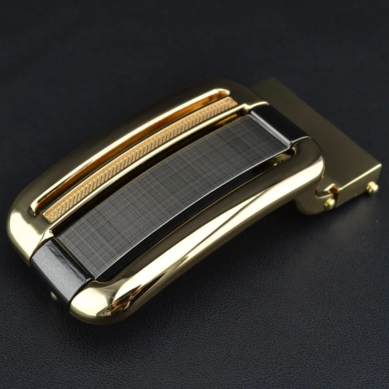 

new Genuine Men Belt Head Belt Buckle Leisure Belt Head Business Accessories Buckle Width 3.5CM luxury fashion holographic punk