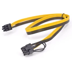 PCI-e GPU 6Pin to 8pin 6+2 Pin Power supply Cable PCI express Graphics Card 8 pin male to 6 Pin Extension Cord Mining Machine