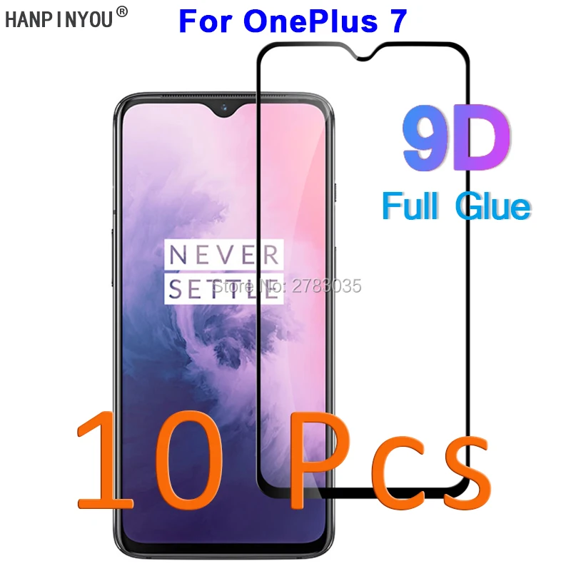 

10 шт./партия для OnePlus 7 6,41 "5D 6D 9D полное покрытие из закаленного стекла Защитная пленка для экрана