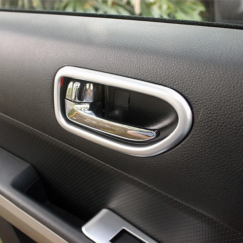 

For Nissan X-Trail X trail T31 2008 2009 2010 2011 2012 2013 ABS Chrome Car Inner Door Bowl Decoration Strip Trim Accessories
