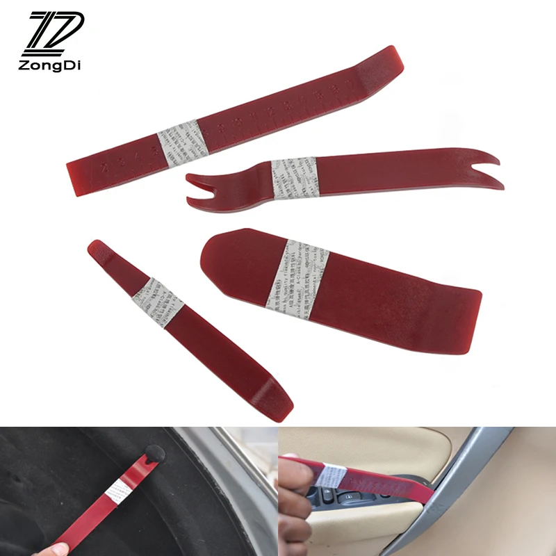 ZD NEW 4Pcs Car audio disassembly tools For Mazda 3 6 cx-5 Suzuki swift grand vitara Opel corsa d zafira b Fiat 500 Accessories