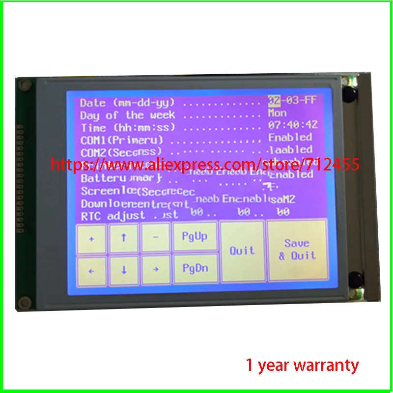 Imagem -02 - Tela Lcd Industrial Lcd Compatível para Pws6600s-s Display Lcd um Ano de Garantia Lmbgana32s82cks M032yga