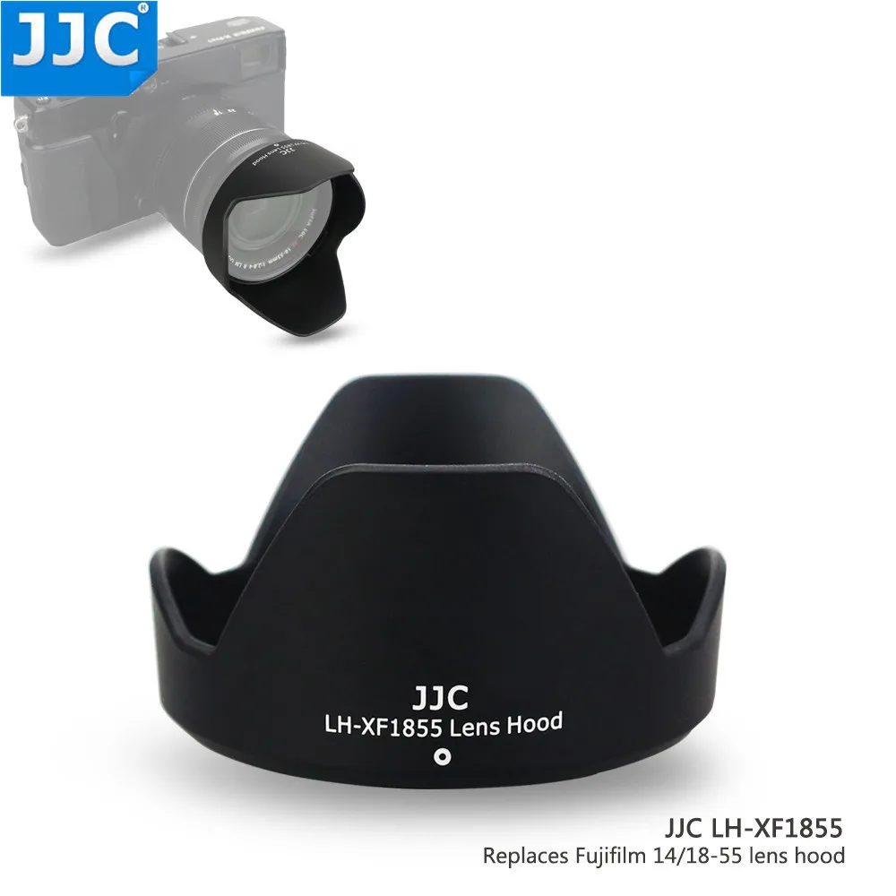 JJC เลนส์กล้องเลนส์สีดำสำหรับ FUJINON XF14mm F2.8 R/XF18-55mm F2.8-4 R เลนส์ LM OIS