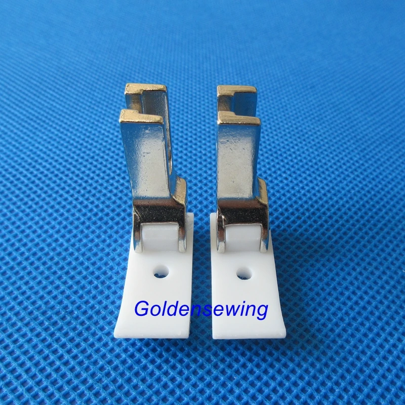 2 sets Non-stick coating LEFT PIPING CORDING FOOT for JUKI DDL-8500 8700 5550 SINGER 191D