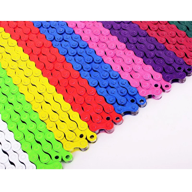 Fixed gear bicycle chain 96 link for single speed bike chain for road bike chain 12 colors
