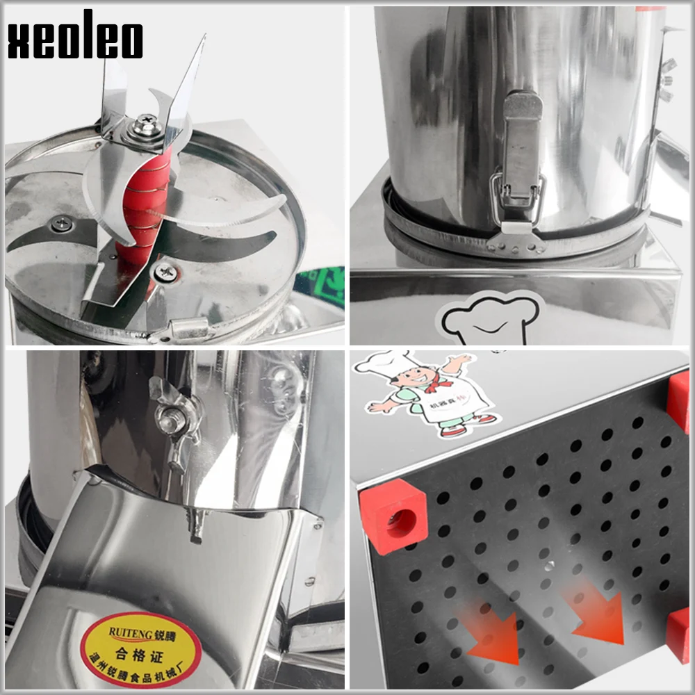 آلة تقطيع حشو XEOLEO ، مفرمة خضروات ، ثوم ، جوز الهند ، مطحنة تقطيع اللحم ، آلة تعبئة الزلابية