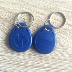 Llaveros RFID 125KHZ T5577/T5567/T5557, etiquetas Keyfobs, regrabables, 10 unids/lote