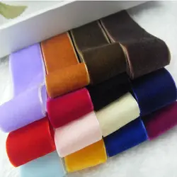 Nastro di velluto 5/8 inch, 16mm di larghezza, 25yds/roll, molti colori, rosa/Rosso/Blu/Viola/Giallo/Bianco/Nero/Marrone/Grigio