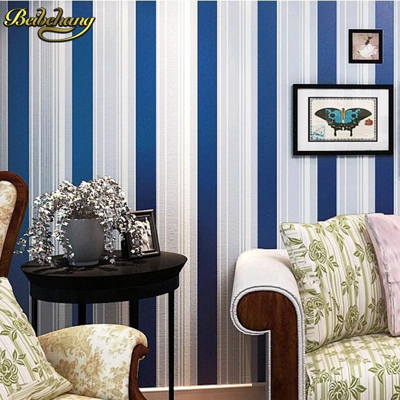 papel de parede modern child real walls wallpapers for living room blue red green multi color vertical stripe wall paper roll