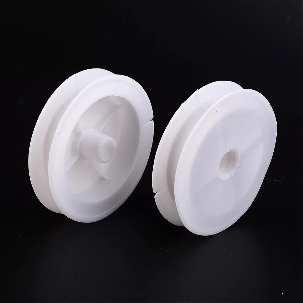 10pcs White Plastic Empty Sewing Bobbins Spools For Beading Wire Thread String Winding Sewing Jewelry Tools 83x16mm