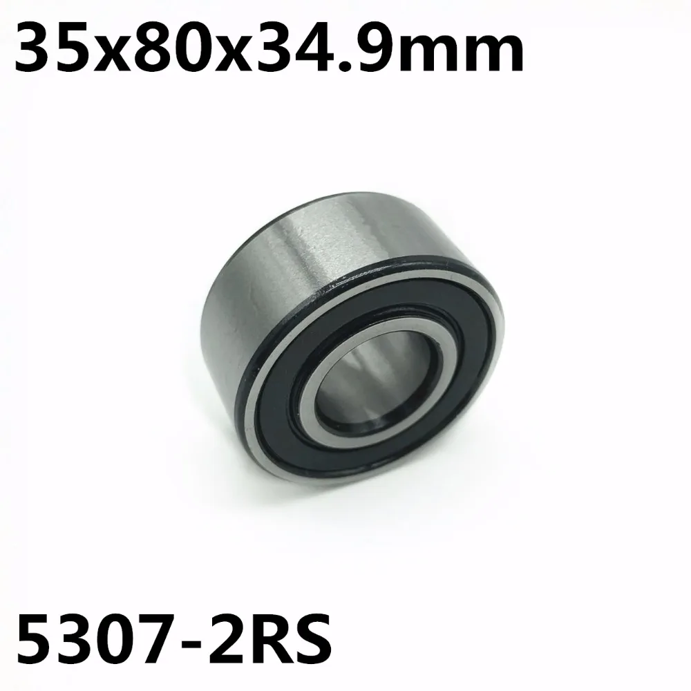 5307-2RS 35x80x34.9 mm 1Pcs Double row angular contact bearings 5307 High quality