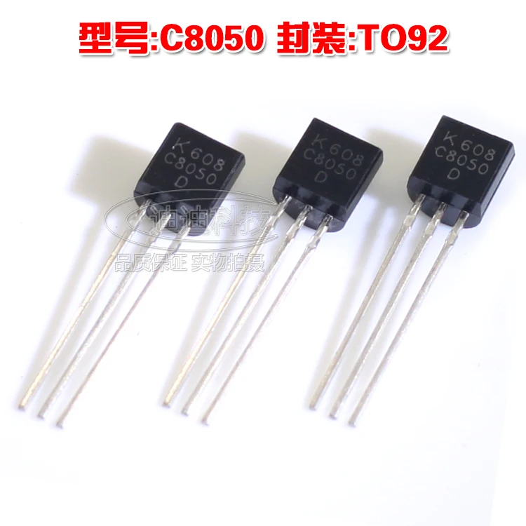 New C8050 TO-92 NPN Power Transistor Output 40V 0.5A S8050 to92 Straight