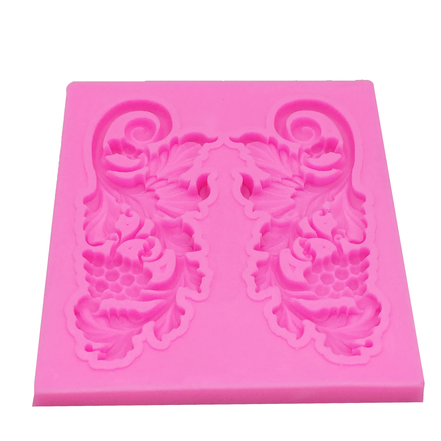 M1051 Sugarcraft Grape vine lace Silicone mold fondant mold cake decorating tools chocolate gumpaste mold