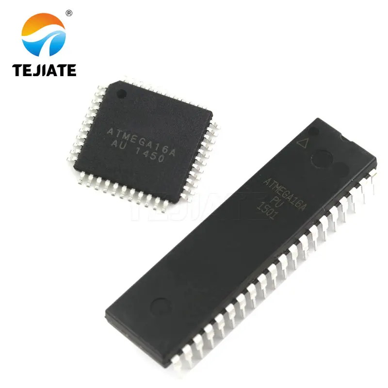 ATMEGA16A ATMEGA16A-PU ATMEGA16A-AU TQFP-44 DIP-40 AT Brand MCU 8BIT 16KB FLASH 100% NEW & Original