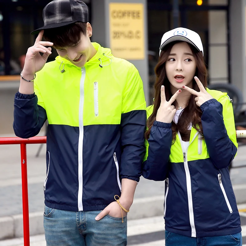 Jacket Women Windbreaker 2026 Spring Women\'s Jacket Coat Hooded Female Jacket Fashion Men Ladies Thin Basic Jackets For Women