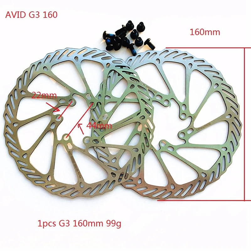 disc brake rotors 160mm/180mm MTB bicycle oil mechanical brakes rotors for SHIMA AVID G3