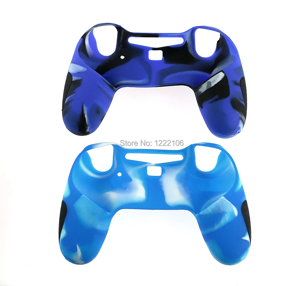 1PCS Soft Silicone Rubber Case Thicker Skin Protective Cover for PS4 Controller