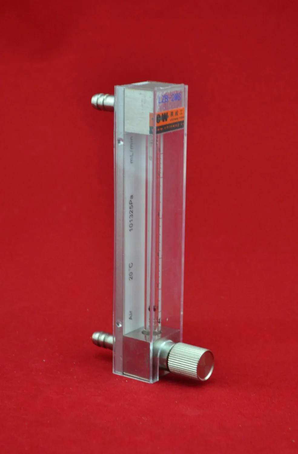 LZB -3F,all stainless steel  glass rotameter for gas/air/O3/ozone flowmeter with control valve