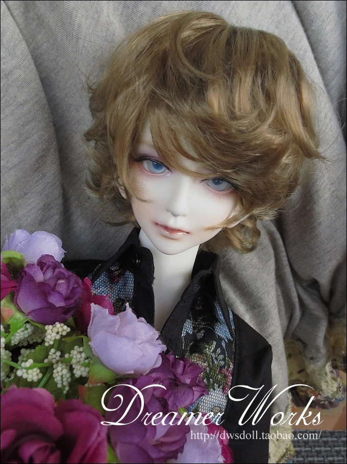 

1/6 1/4 1/3 scale BJD wig short Curly hair for BJD/SD doll accessories,Not included doll,shoes,clothes and other accessories 302