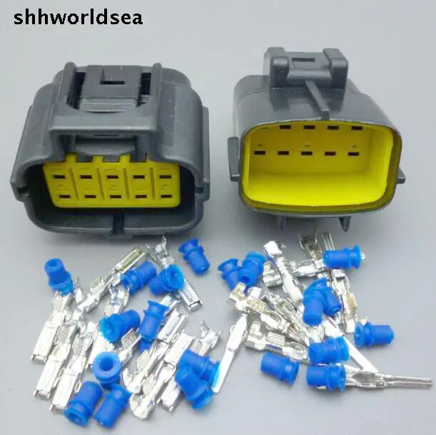 

shhworldsea 12 Pin way Male Female Automotive Waterproof Sensor Connector Gear-shift Sensor Plug 174661-2 174663-2 368537-1