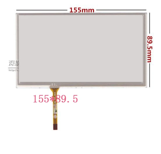 6.5'' inch touch screen Innolux AT065TN14 Touch Screen Car DVD navigation external screen 155 * 89.5