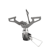 BRS Outdoor Gas Stove Mini Camping Gas Burner 25g Ultralight Titanium Picnic Hiking Cooking Stove Survival Furnace BRS-3000T