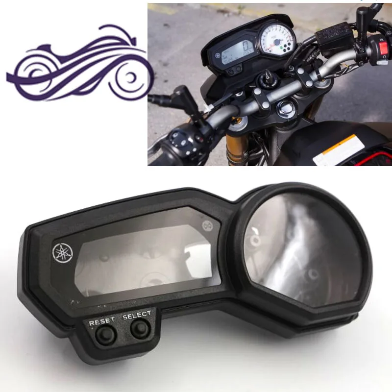 MotorcycleSpeed Meter Instrument Case Gauges Odometer Tachometer Housing Box Cover For Yamaha FZ1 FZ1N FZ6 FZ6N SingleTurn 06-13