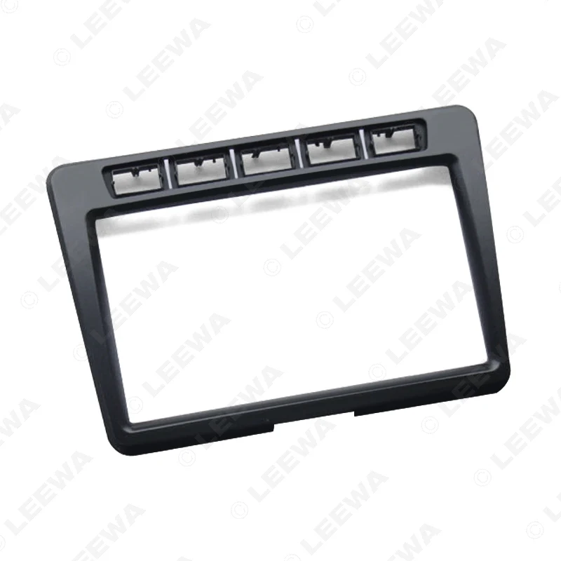 LEEWA Car 2DIN Refitting CD DVD Radio Fascia Frame for PROTON Lotus L5 Stereo Dash Face Plate Frame Panel Mount Kit #CA5234