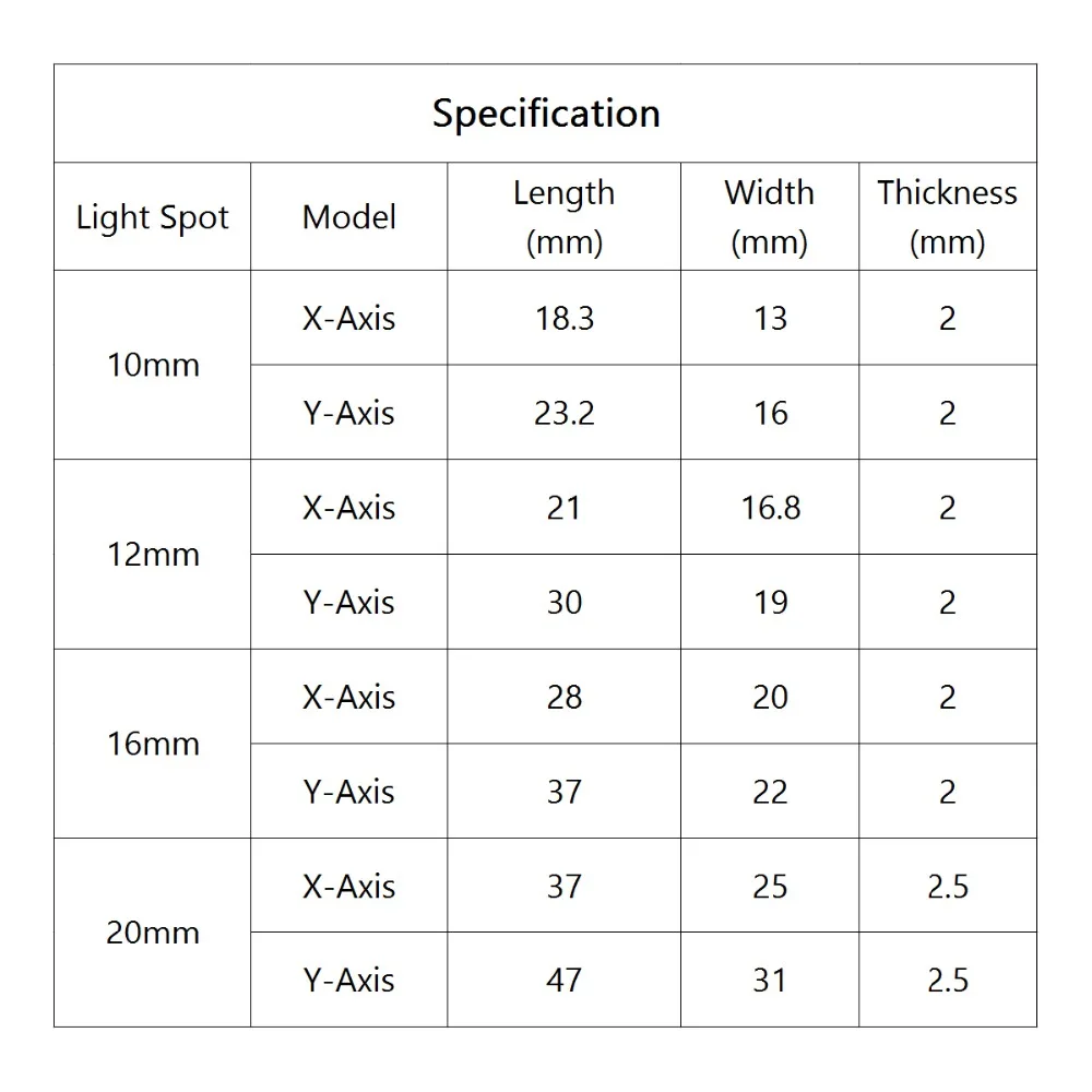 Fiber Laser Galvo Mirror Scan Head Optics Quartz 1064nm Galvo Scanner Mirror X Y Axis Aperture 10mm 12mm 16mm 20mm 25mm