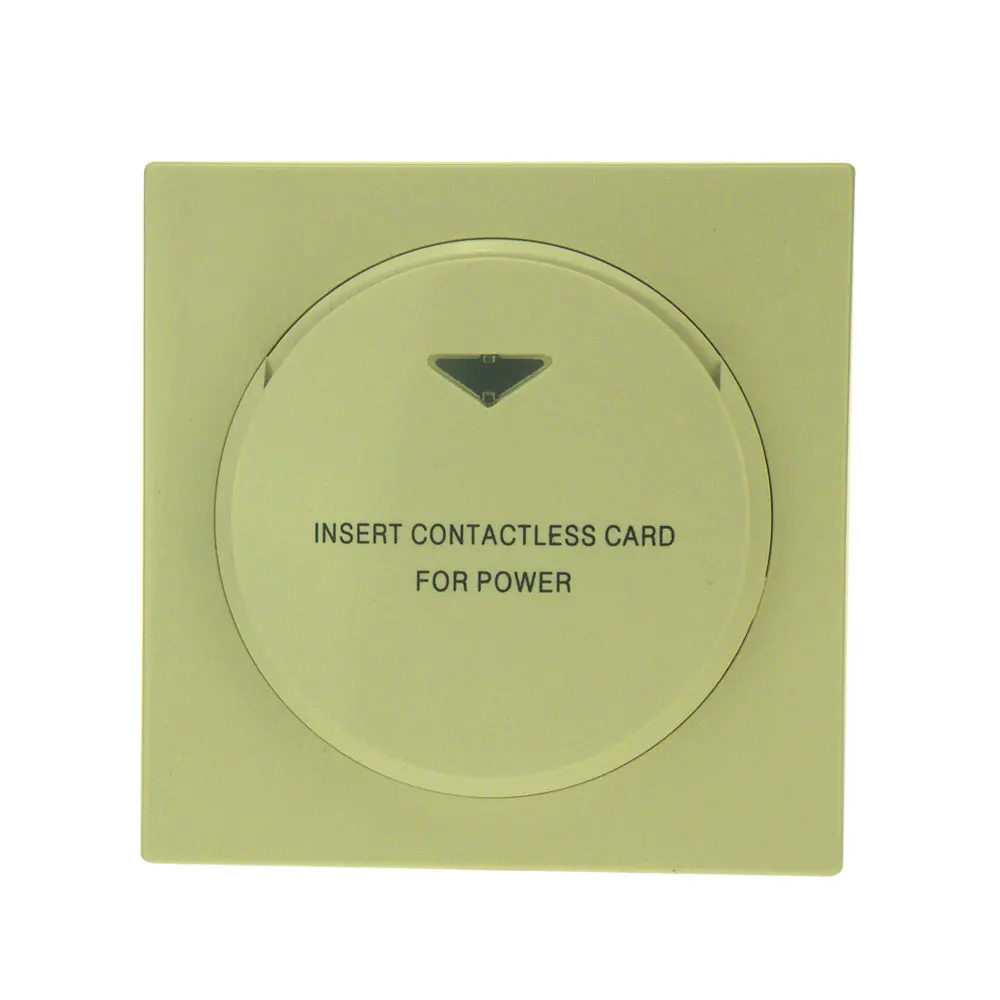 gold hotel motel rent house suites inn lodge restaurant ginshop energy saving insert rfid card for power 13.56MHz card switch